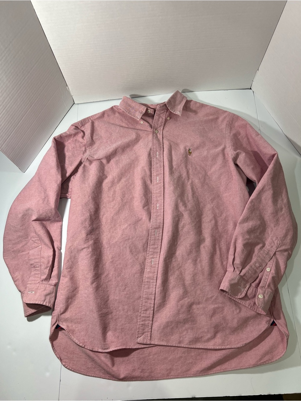 Ralph Lauren Dusty Pink Button-Down Shirt Jacket Mens Size XXL Classic Fit